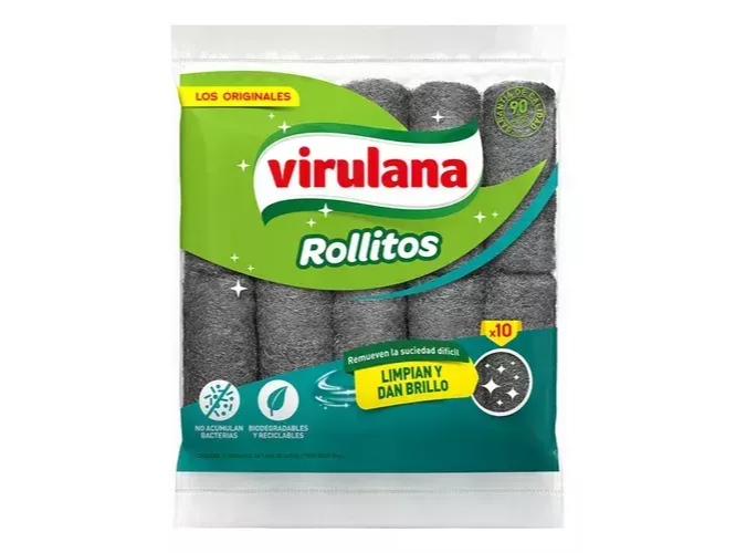 Rollito de Lana Acero Virulana 70gr