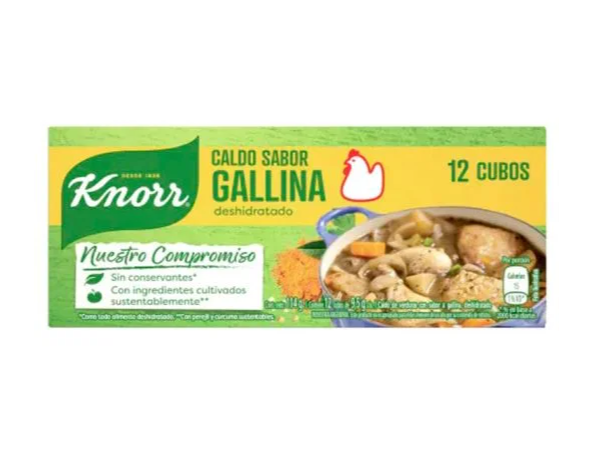 Caldo Gallina Knorr 12unid.