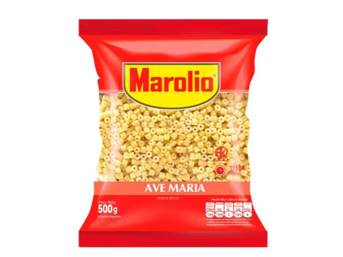 Fideos  Marolio AVE MARIA 500gr