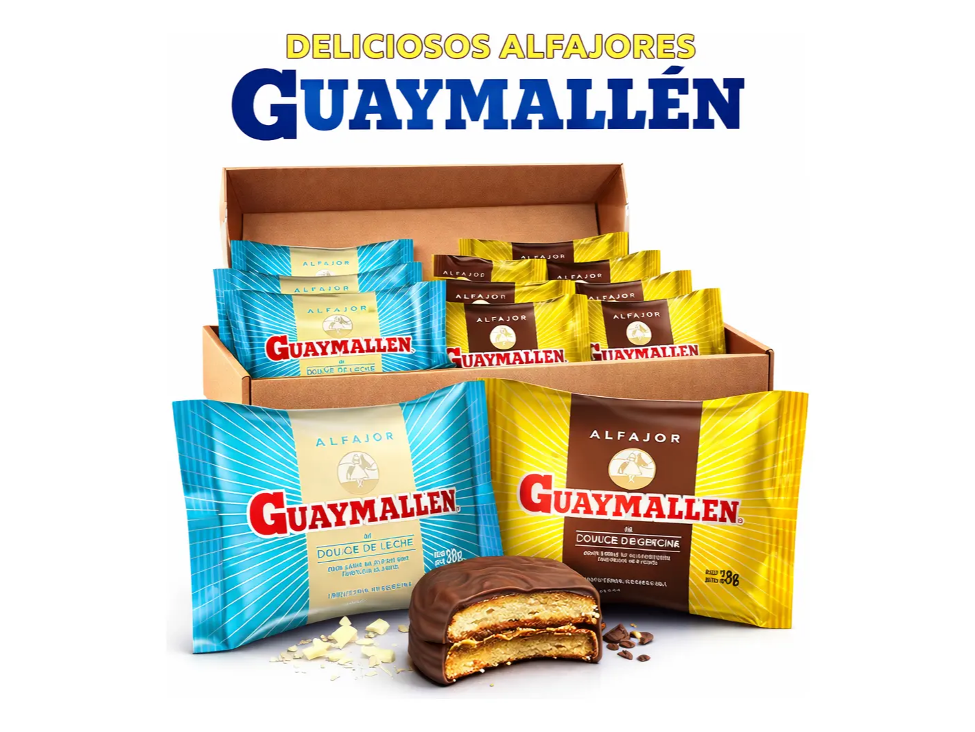Alfajores Guaymayen 38gr x6unid