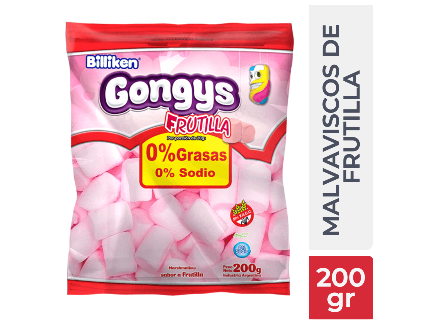 Malvavisco Gongys Frutilla200gr