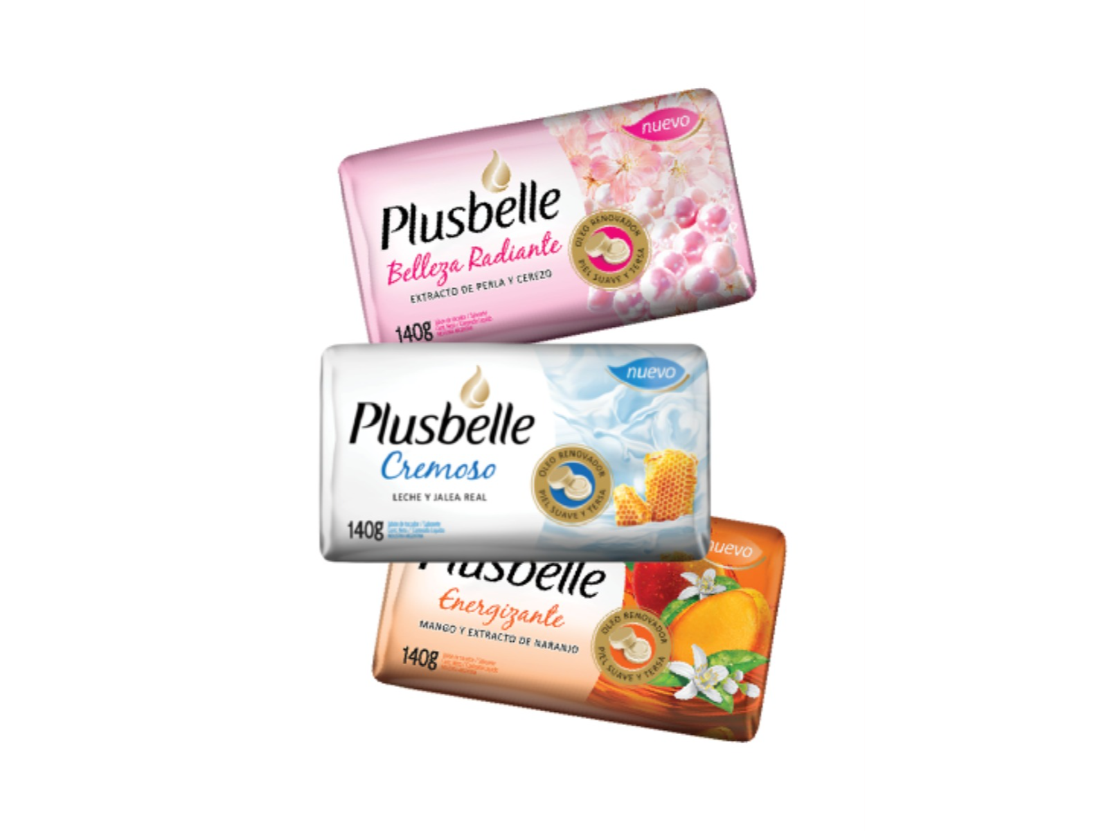 Jabon Tocador Plusbelle 120gr x3