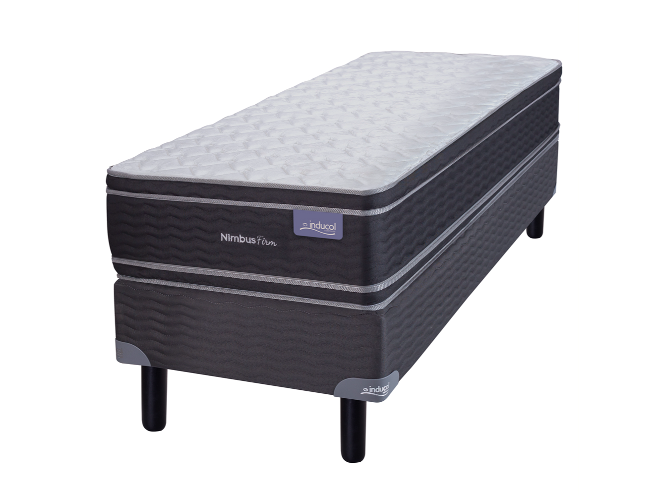 Sommier y Colchón Nimbus Firm 1 1/2 (100 x 190x26) Inducol