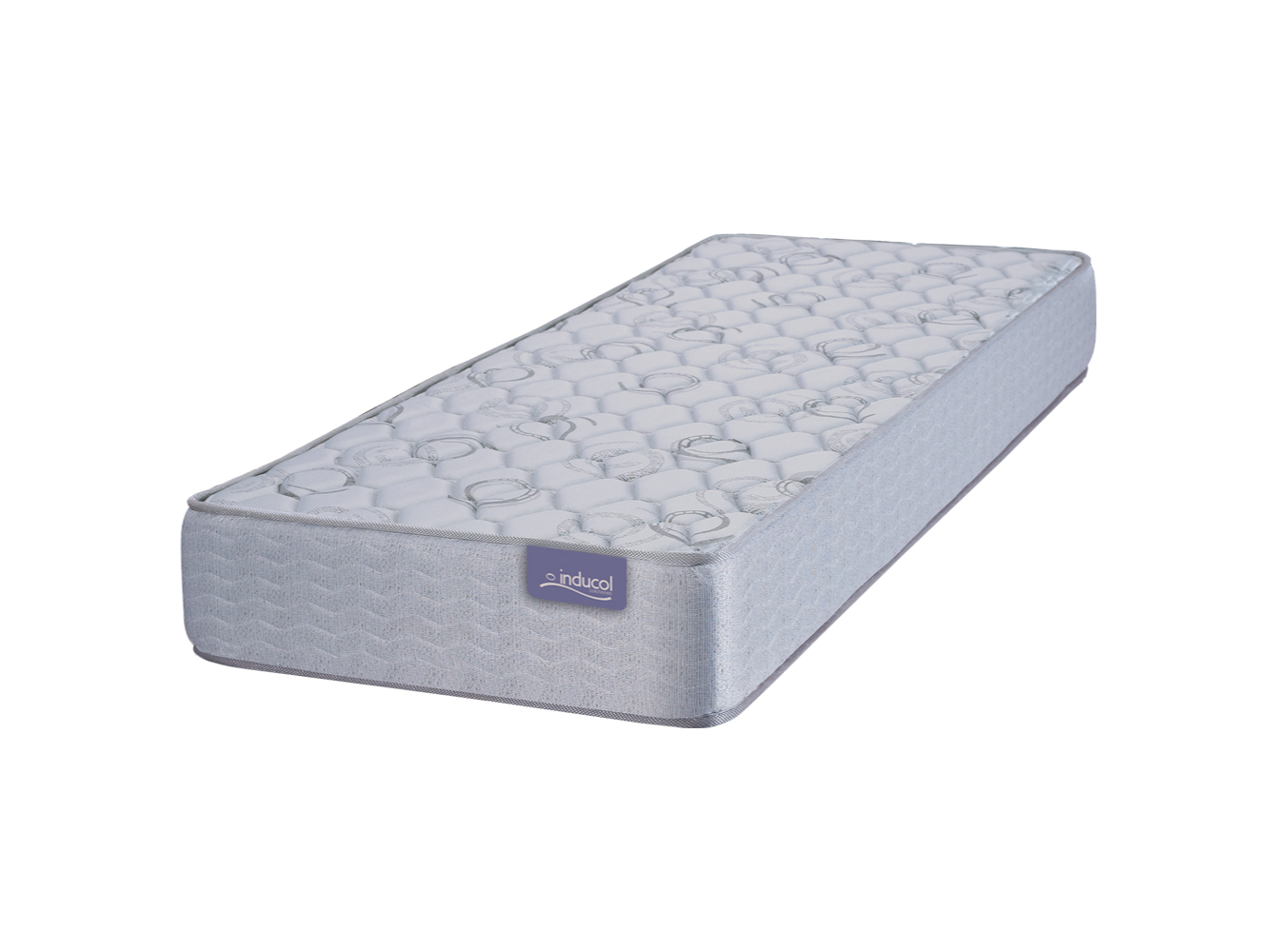 Colchón L. Dorada 1 1/2 Plaza (100x190x24) Espuma de Alta Densidad -Inducol