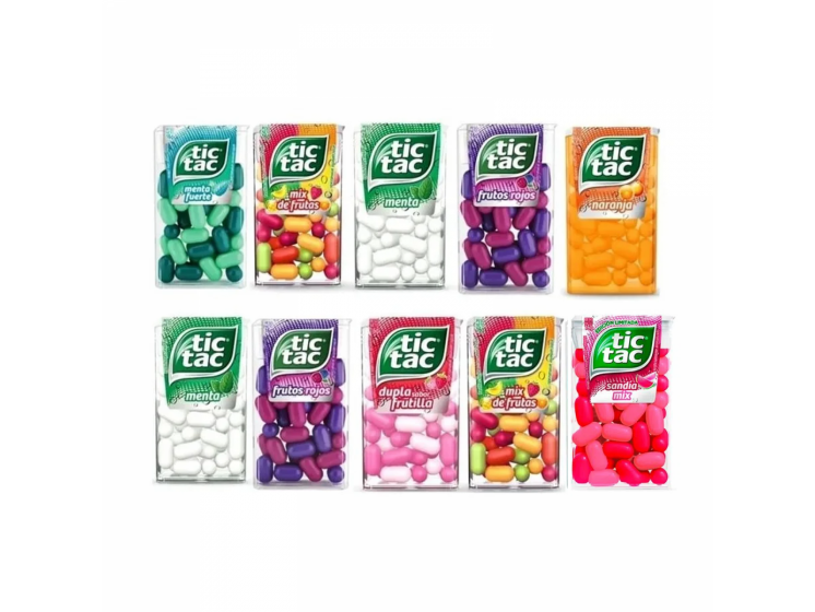 Pastillas TICTAC MIX 16gr