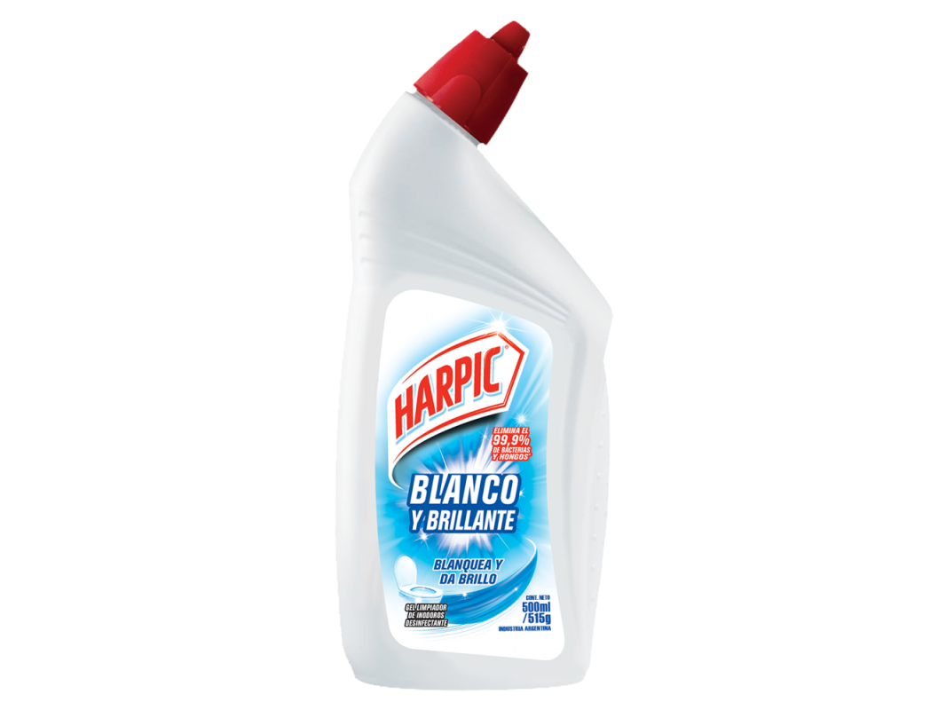 Limpiador Harpic Gel Blanco y Brillante 500cc