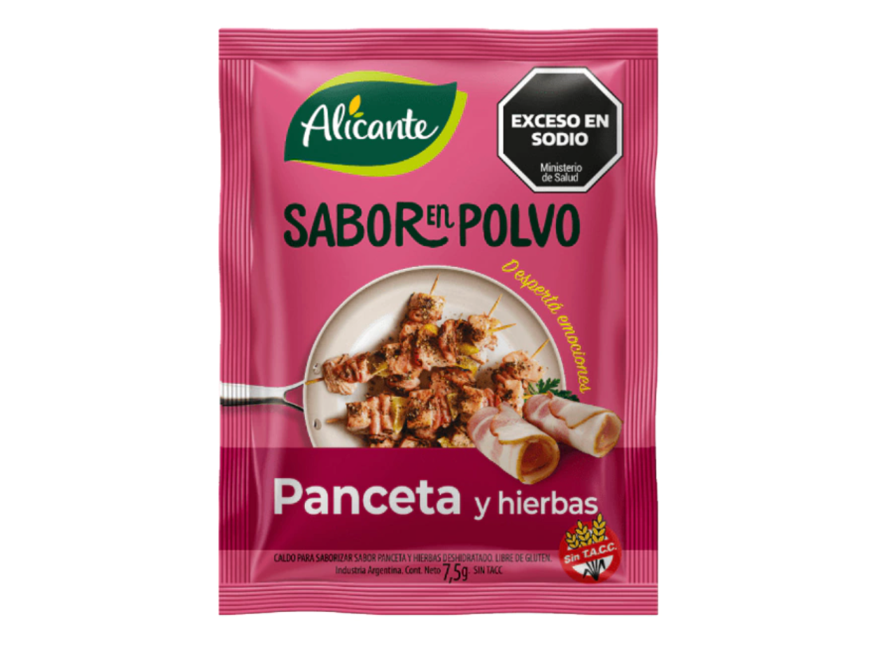 Saborizante Alicante PANCETA/ HIERBAS 7.5gr