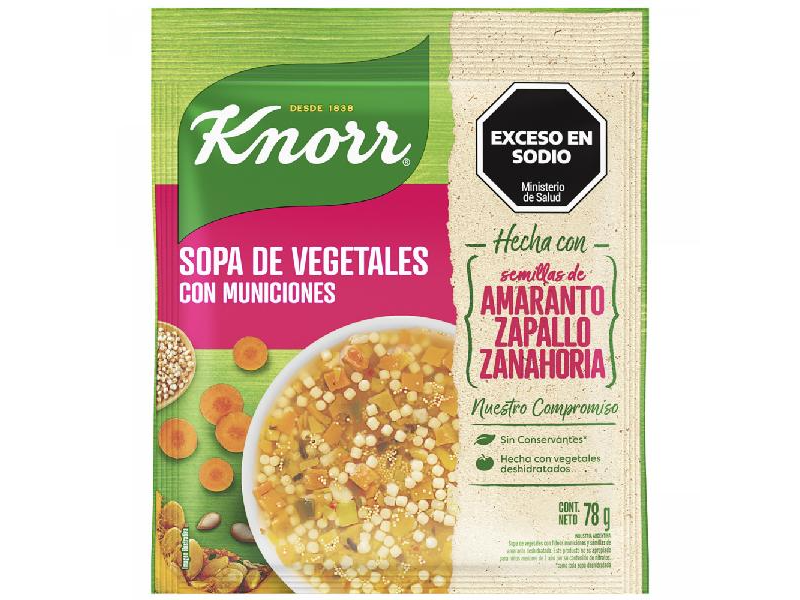 Sopa Knorr Municiones 78gr