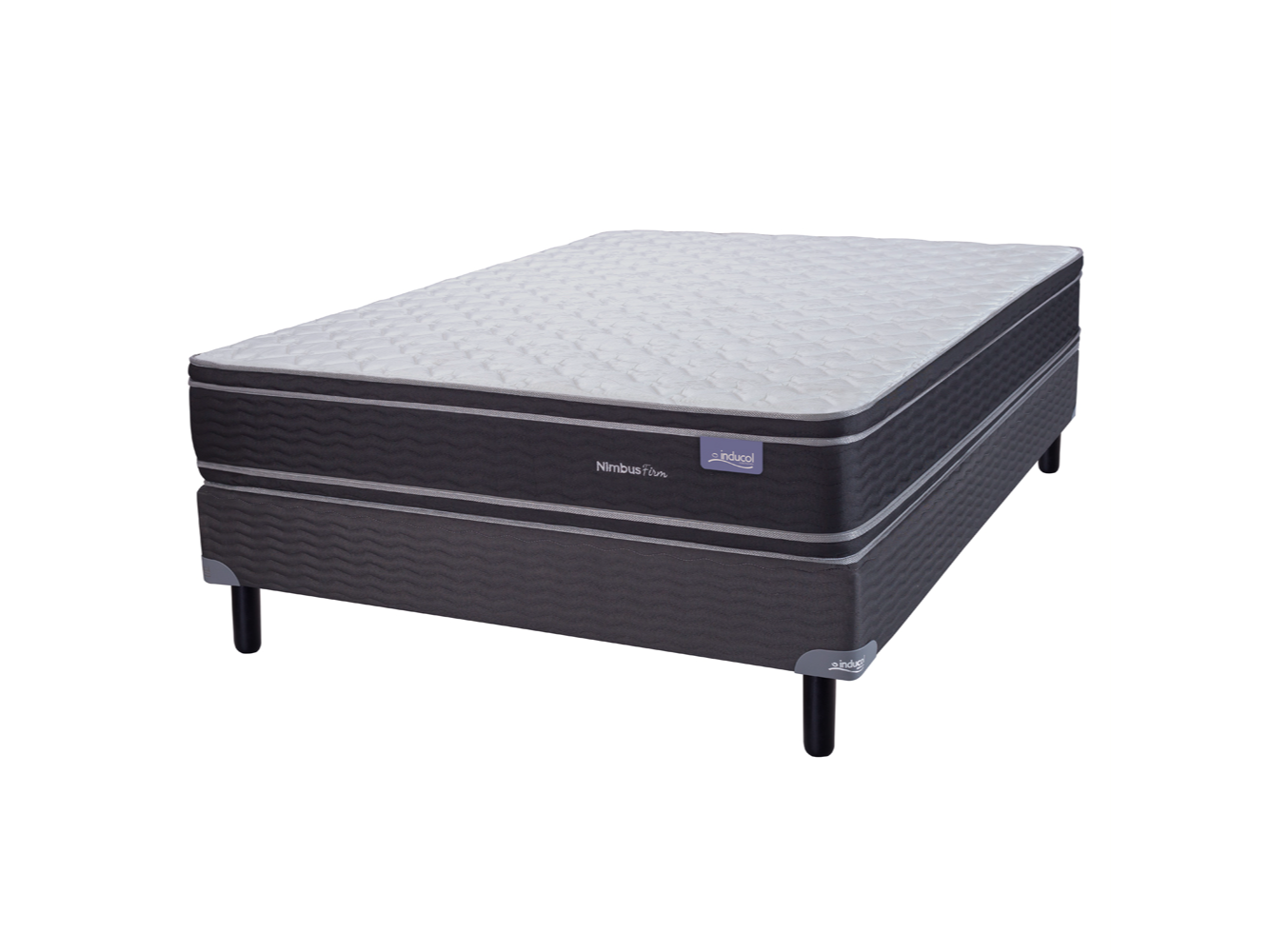 Sommier y Colchón Nimbus Firm 2 Plazas (140x190x26) Inducol