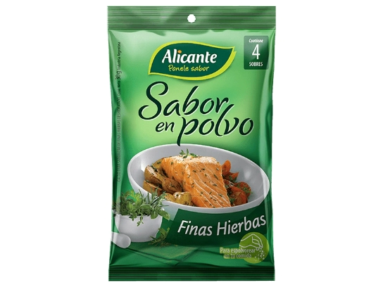 Saborizante Alicante FINAS HIERBAS 7.5gr