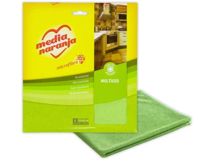 Paño Media Naranja MULTIUSO Microfibra