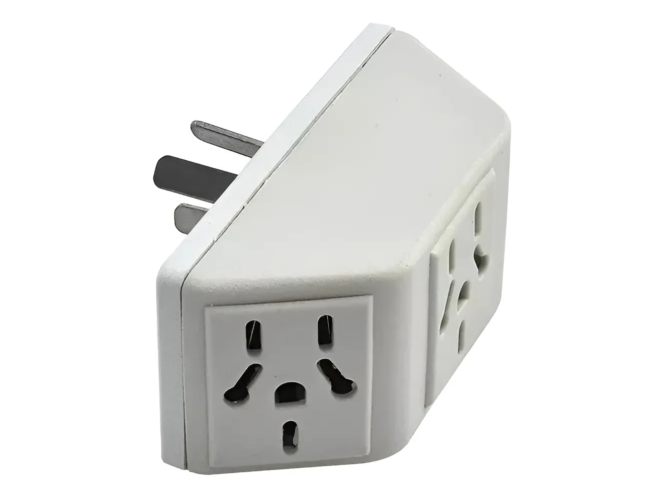 Adaptador Enchufe Triple 3 caras