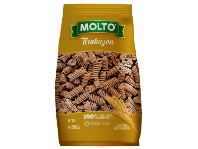 Fideos Molto Tirabuzon INTEGRAL 500gr