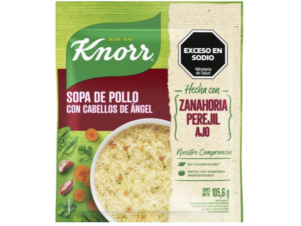 Sopa Knorr CABELLO ANGEL 78gr