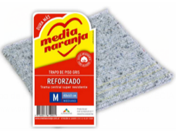 Trapo de Piso Media Naranja Reforzado 48x60