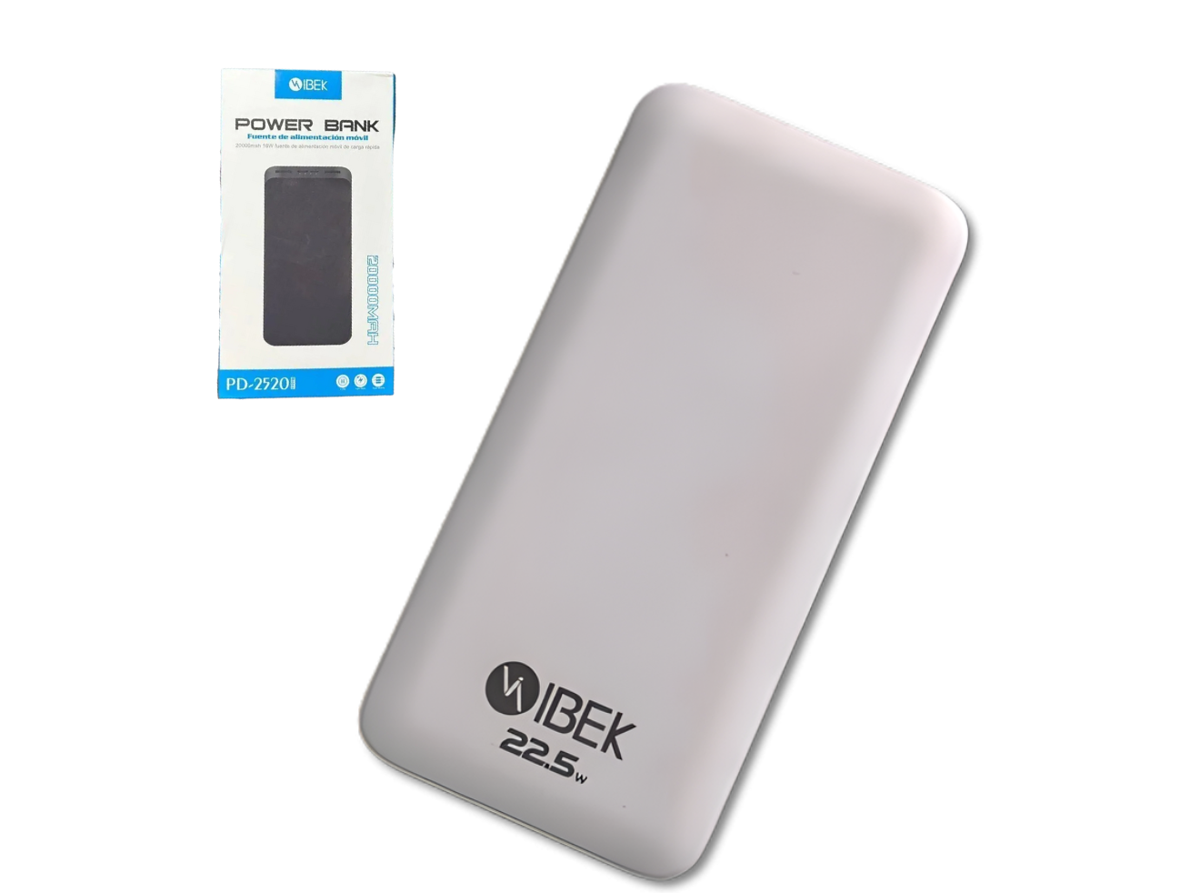 CARGADOR PORTATIL IBEK 20.000MAH