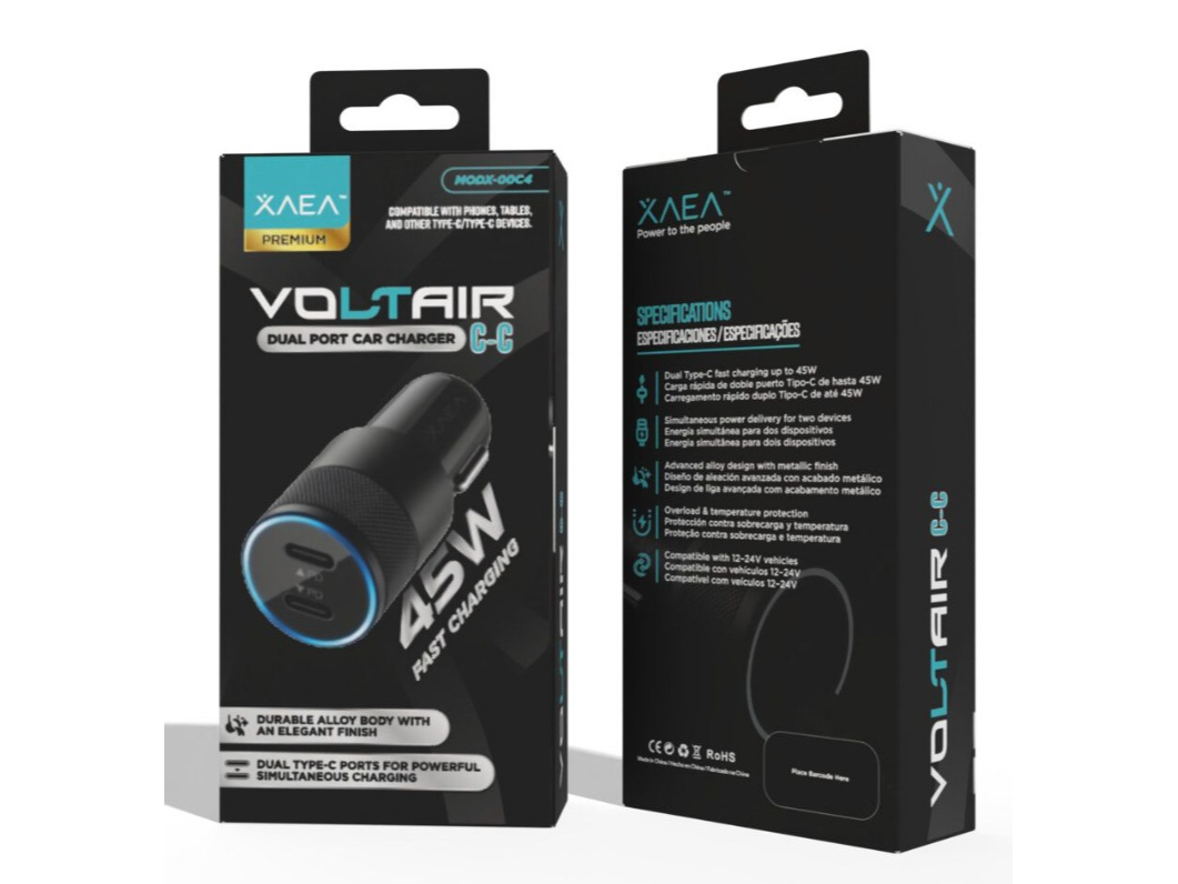 CARGADOR ADAPTADOR 12V XAEA VOLTAIR 45W