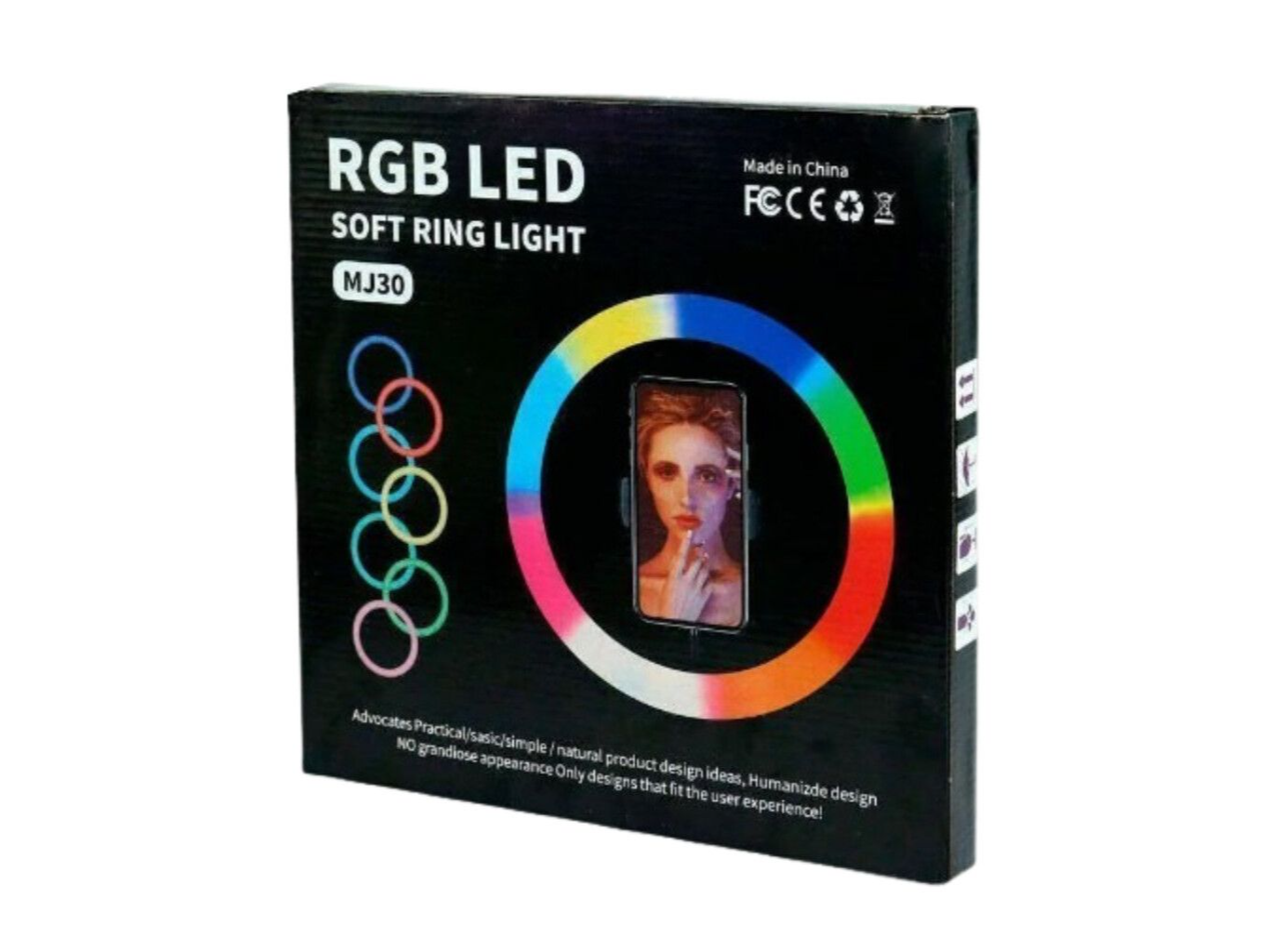 ARO DE LUZ RGB MJ30 12"
