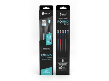 CABLE USB FOXBOX ROUND 20W MICRO