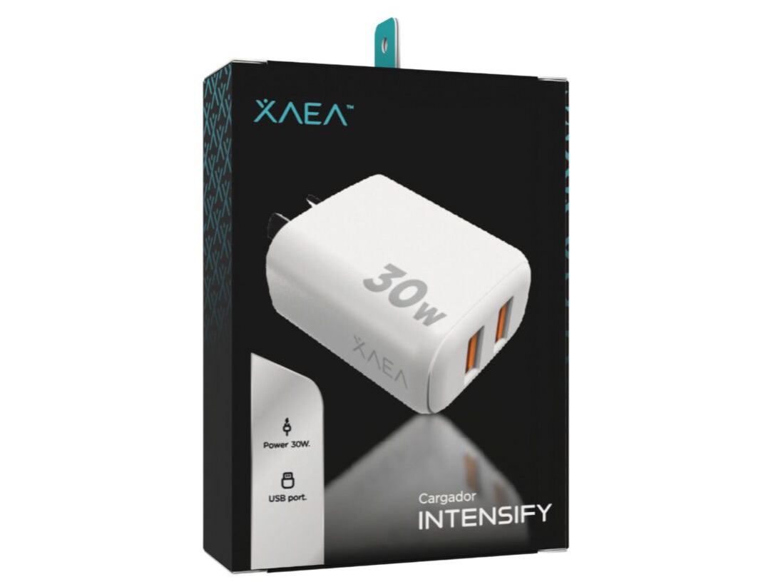 CARGADOR XAEA INTENSIFY 30W CON CABLE MICRO