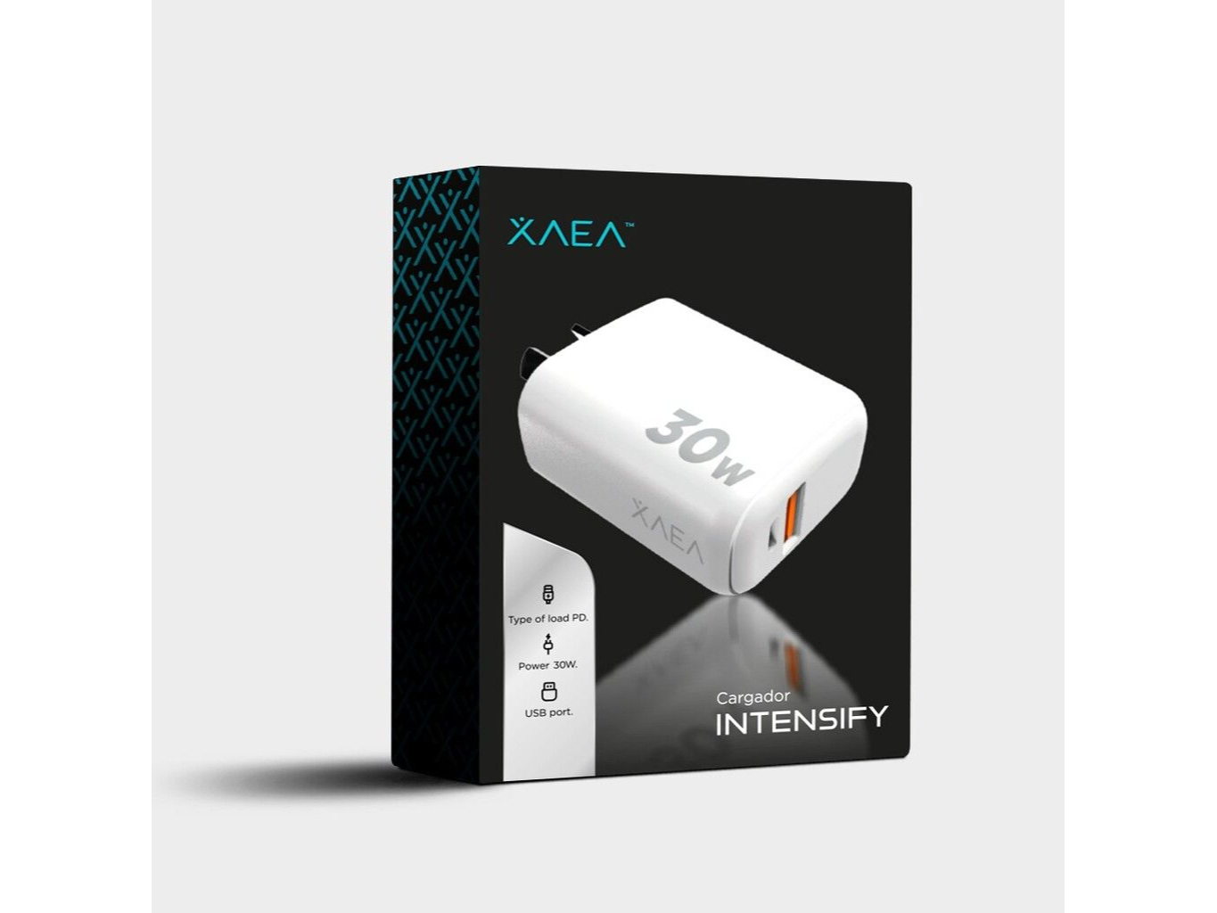 CARGADOR ADAP XAEA INTENSIFY 30W DOBLE ENTRADA