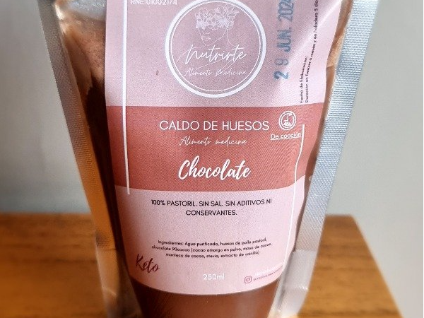 Caldo de huesos Chocolate 250 ml.