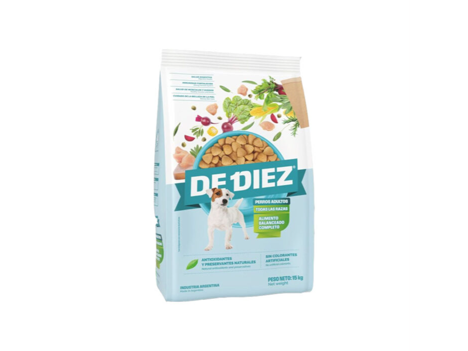 DE DIEZ ADULTO 15KG