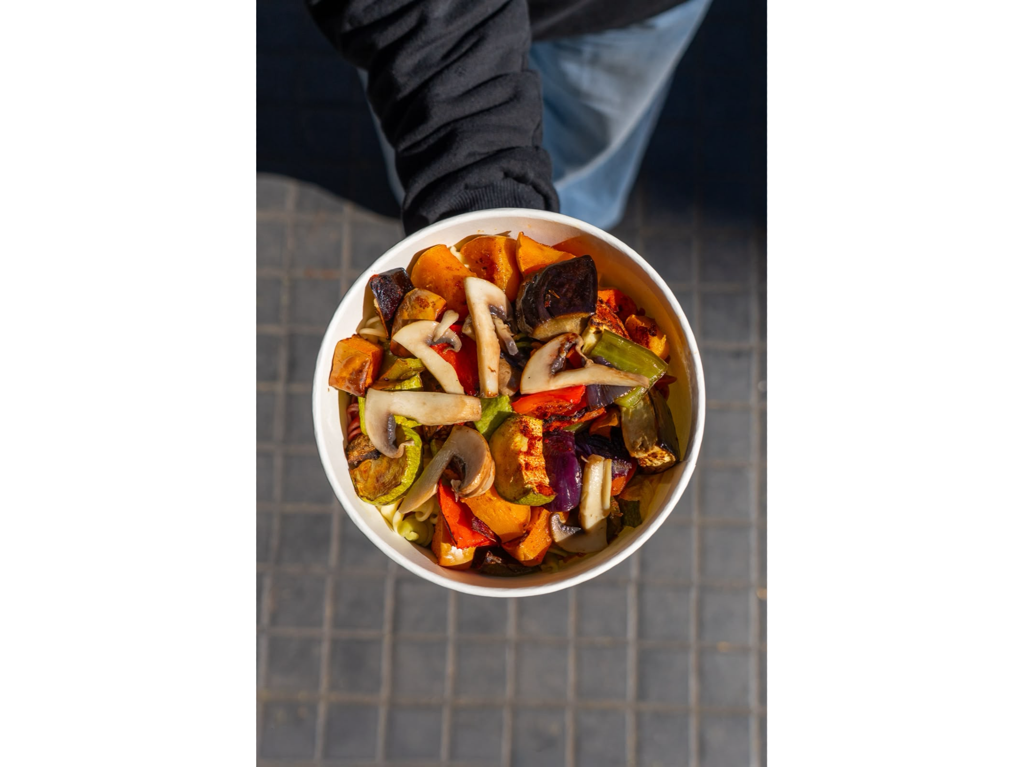 Ensalada de verduras asadas