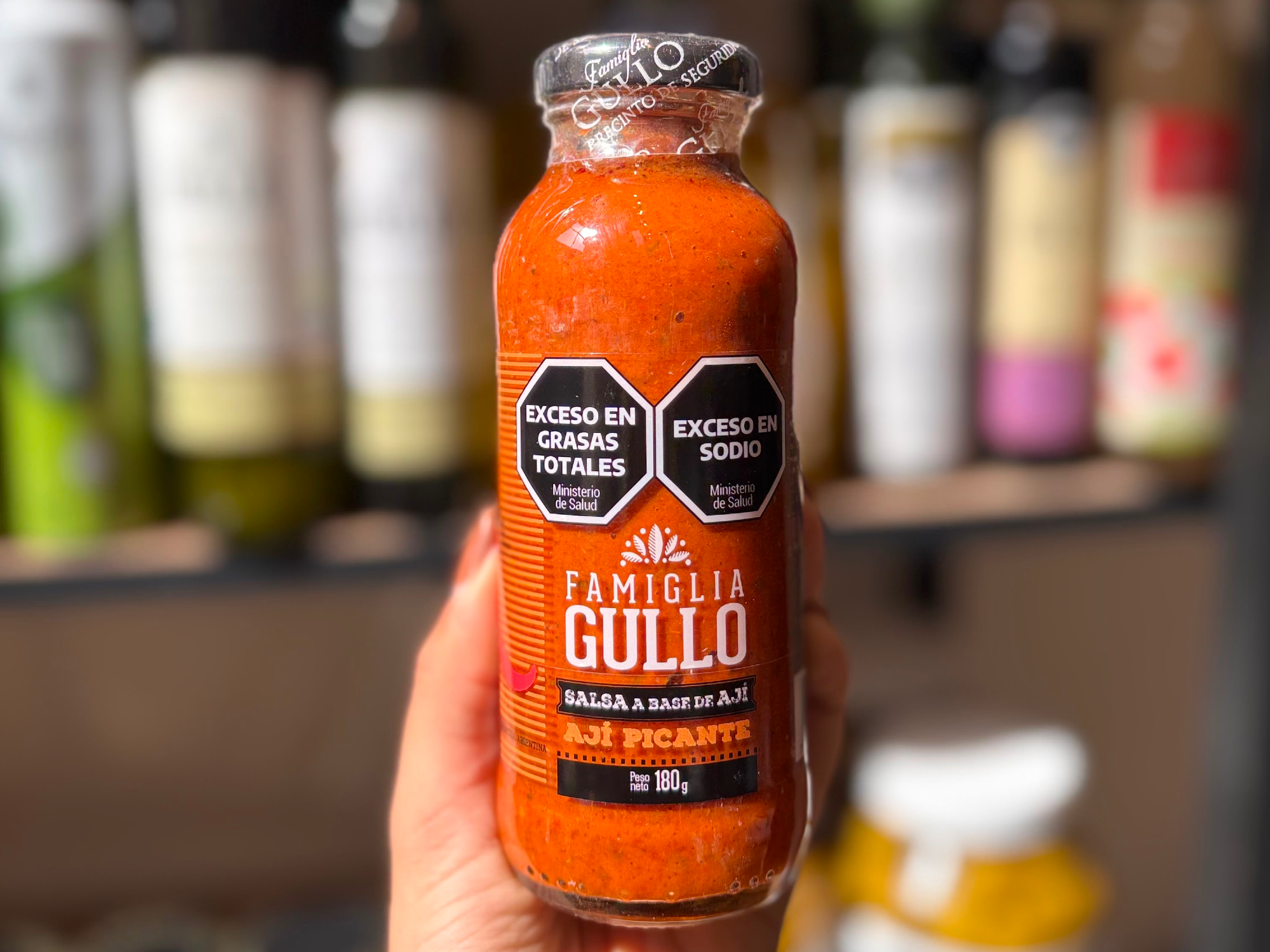 Salsa de Ajíes Picante x180gr