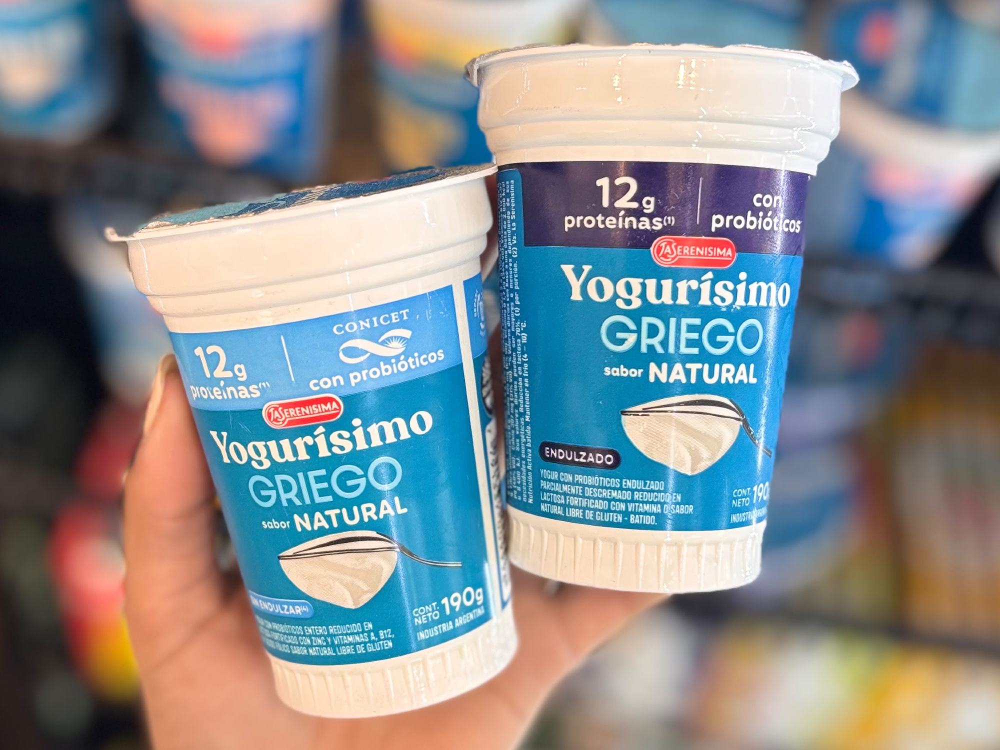Yogurisimo griego natural batido x 190gr
