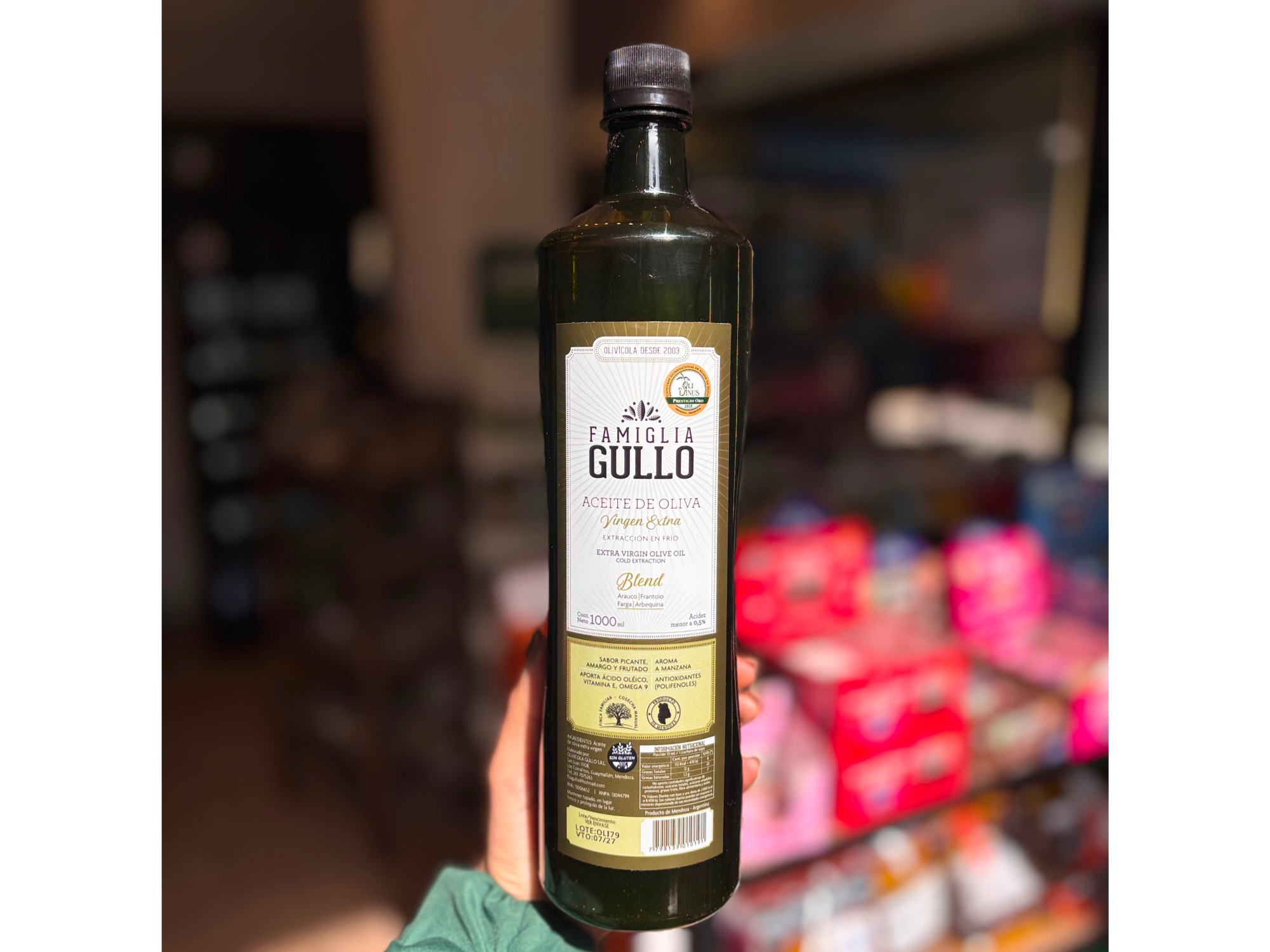 Aceite de Oliva "Gullo" Extra Virgen