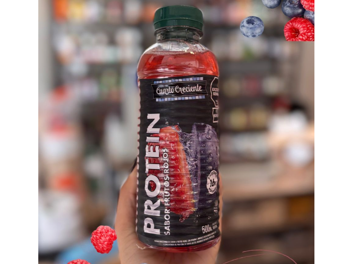 Jugo con proteína x 500ml "Cuarto Creciente"