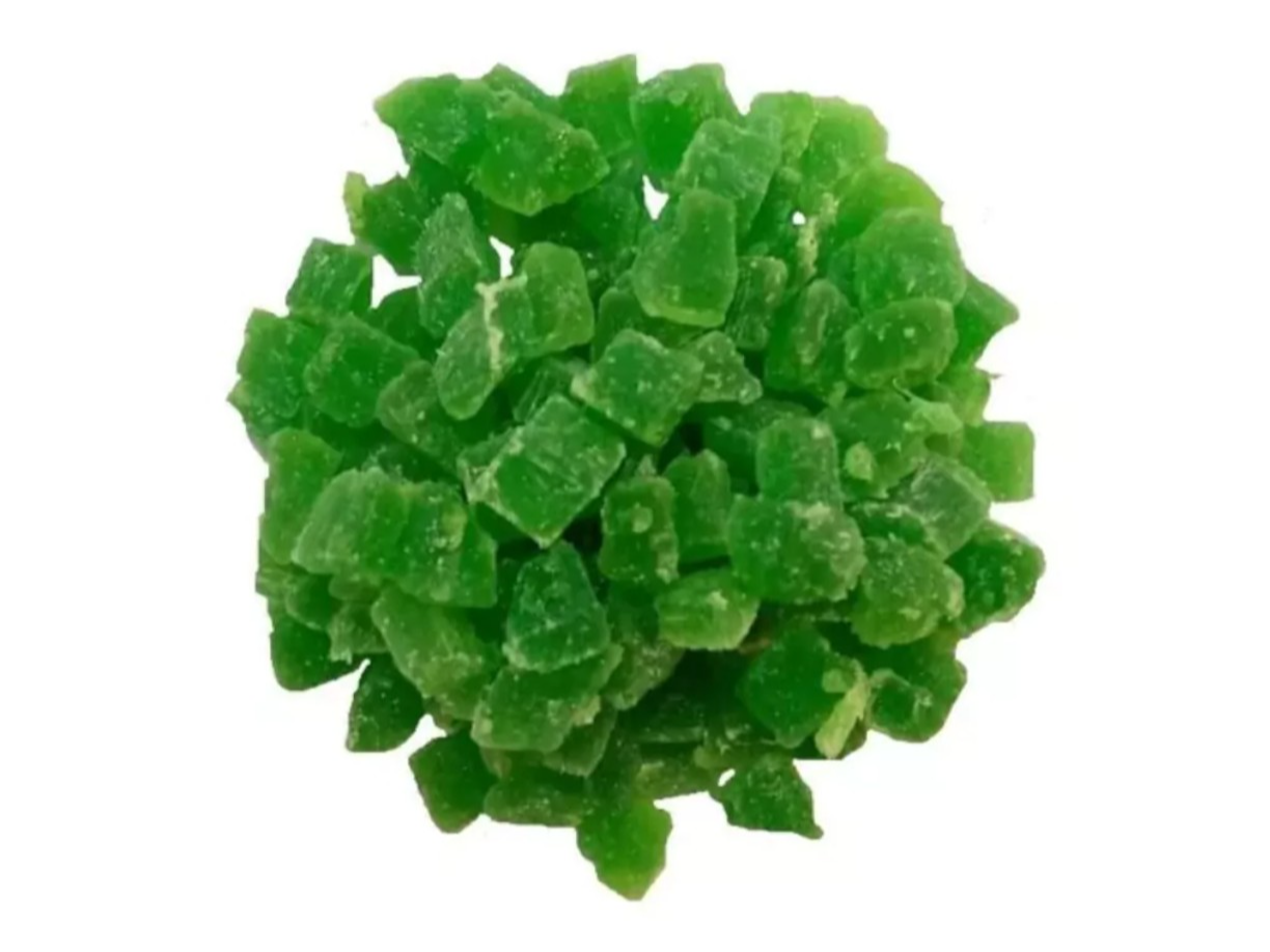 Ananá en cubo verde