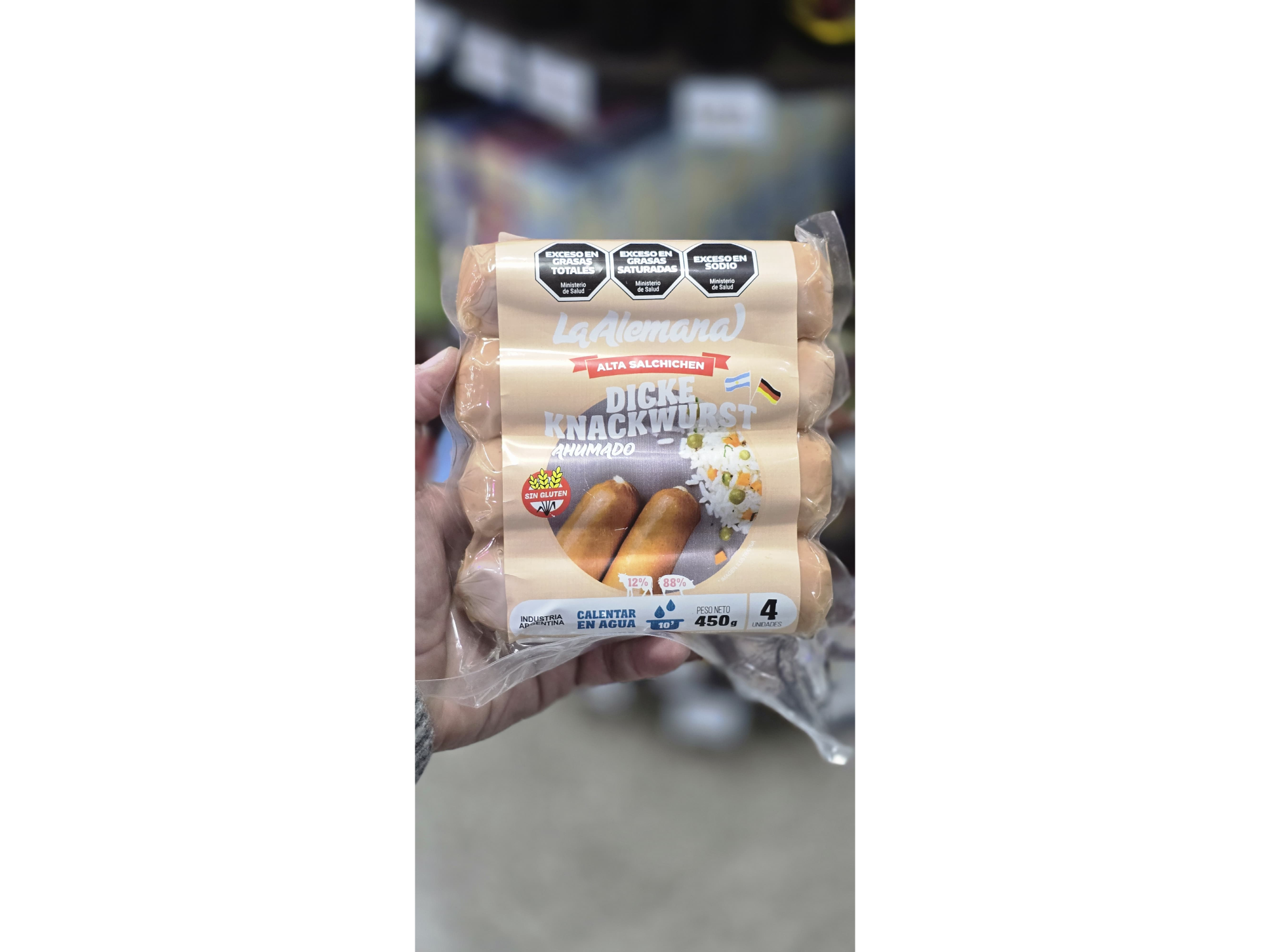 DICKE KNACKWURST 450G
