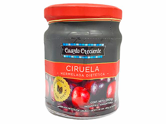CUARTO CRECIENTE MERMELADA C/STEVIA CIRUELA