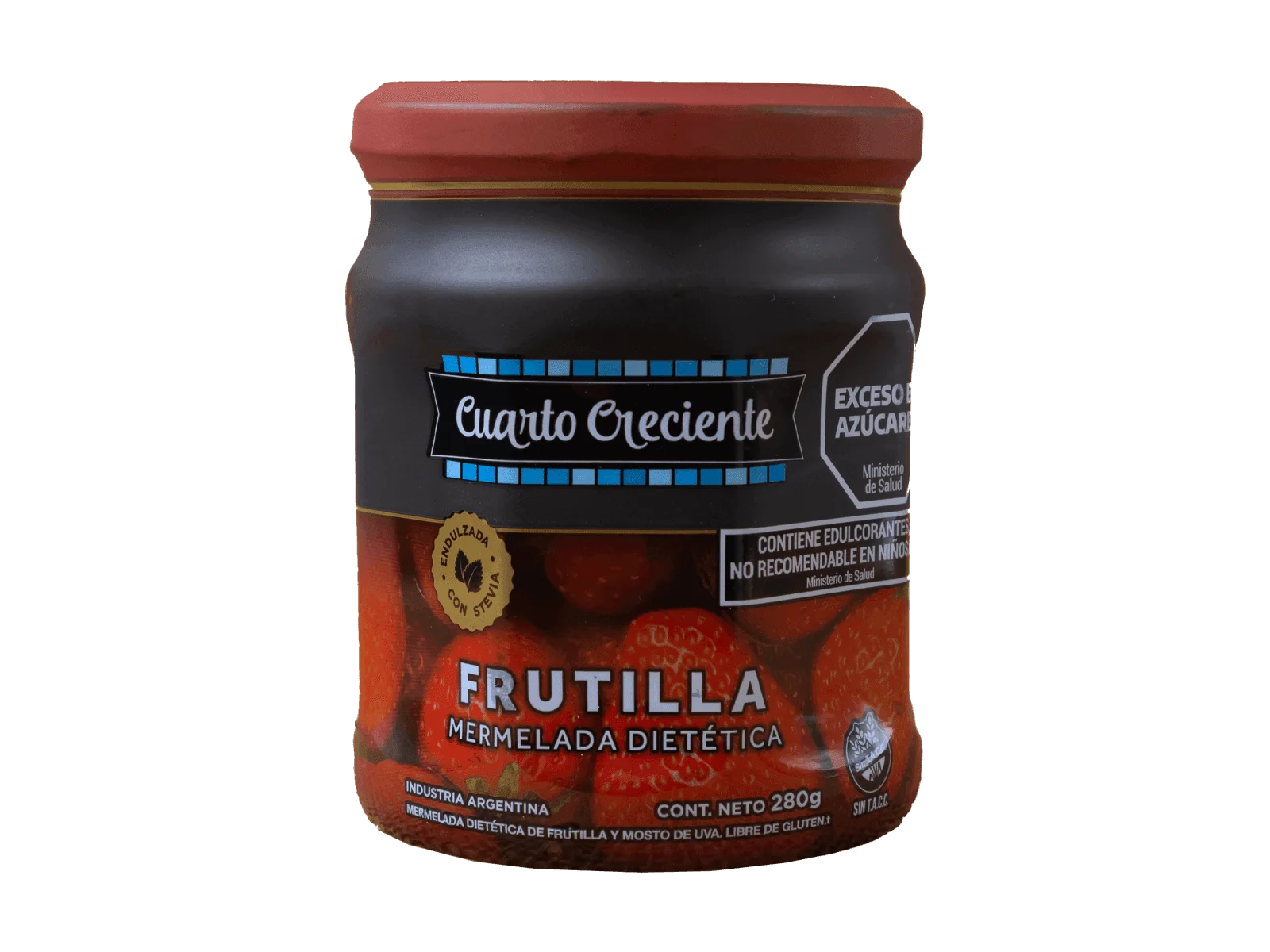 CUARTO CRECIENTE MERMELADA C/STEVIA FRUTILLA