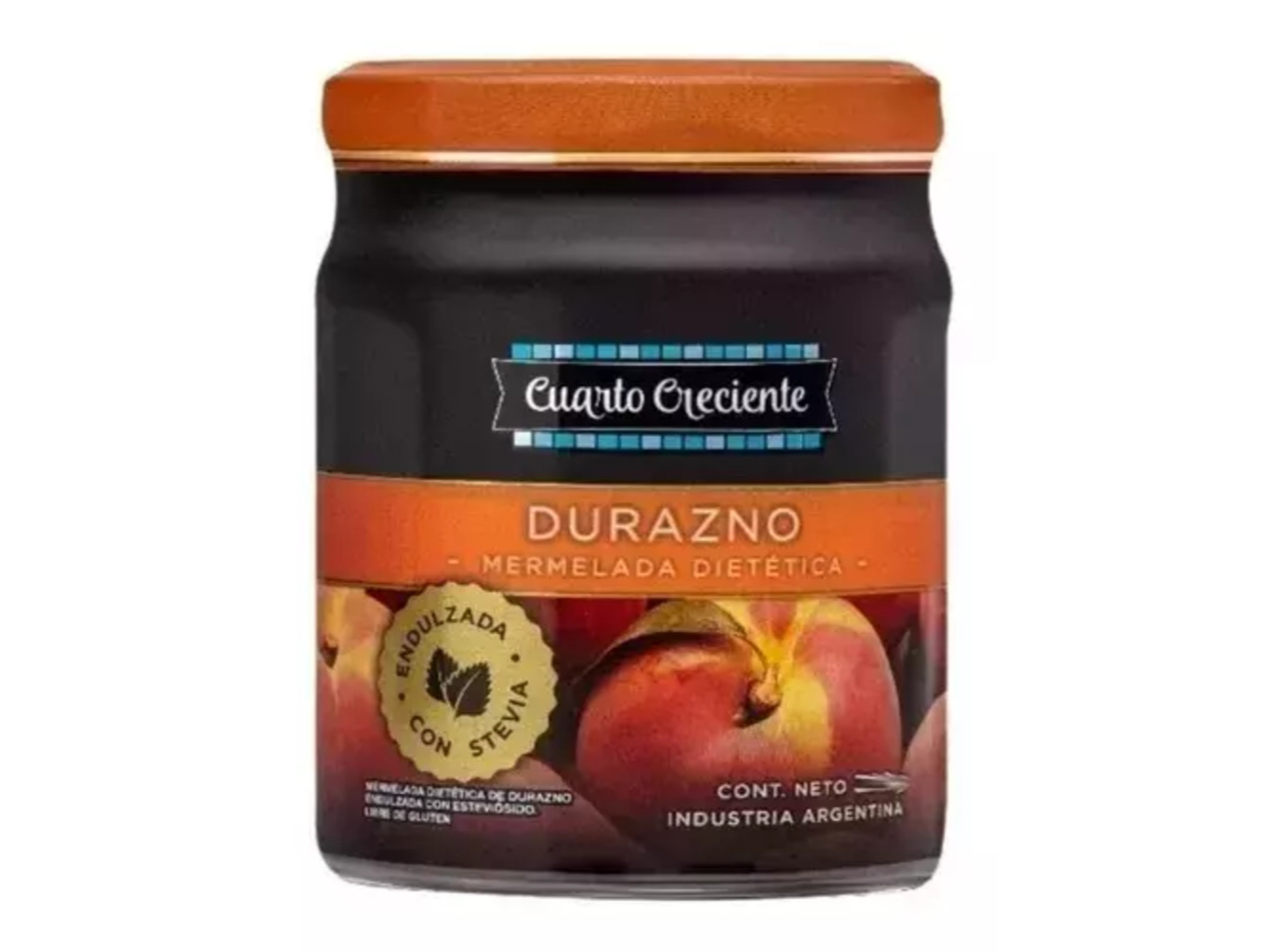 CUARTO CRECIENTE MERMELADA C/STEVIA DURAZNO
