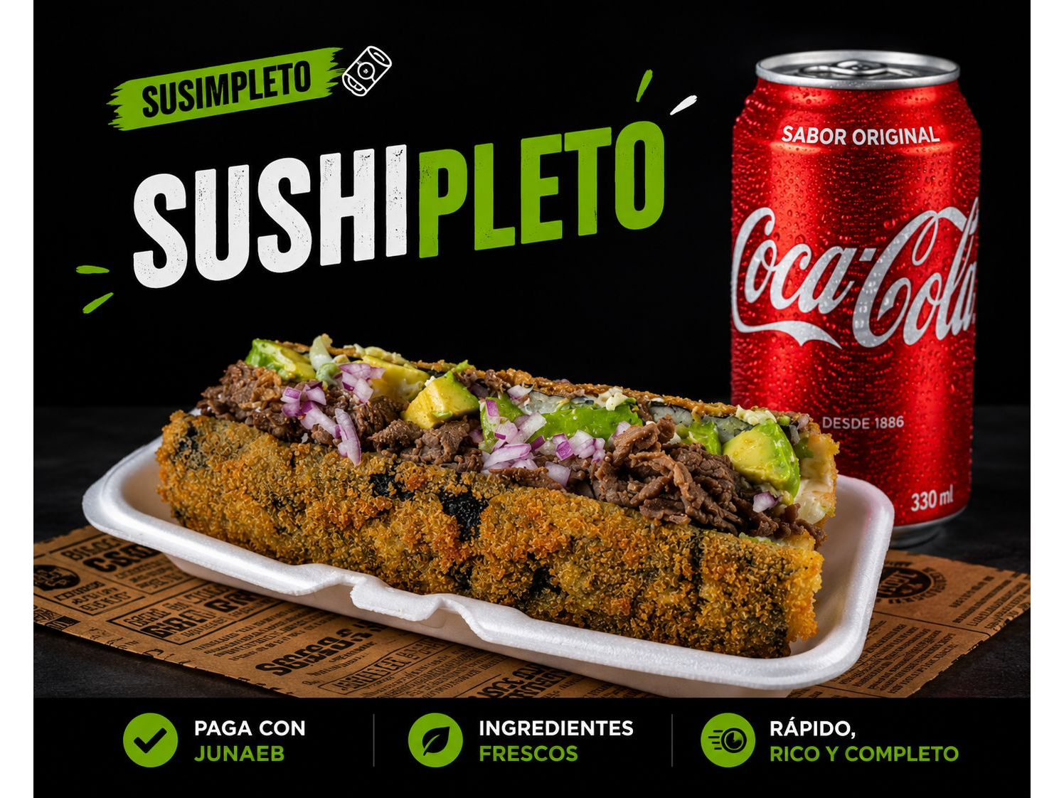 Sushipleto Carne +Bebida