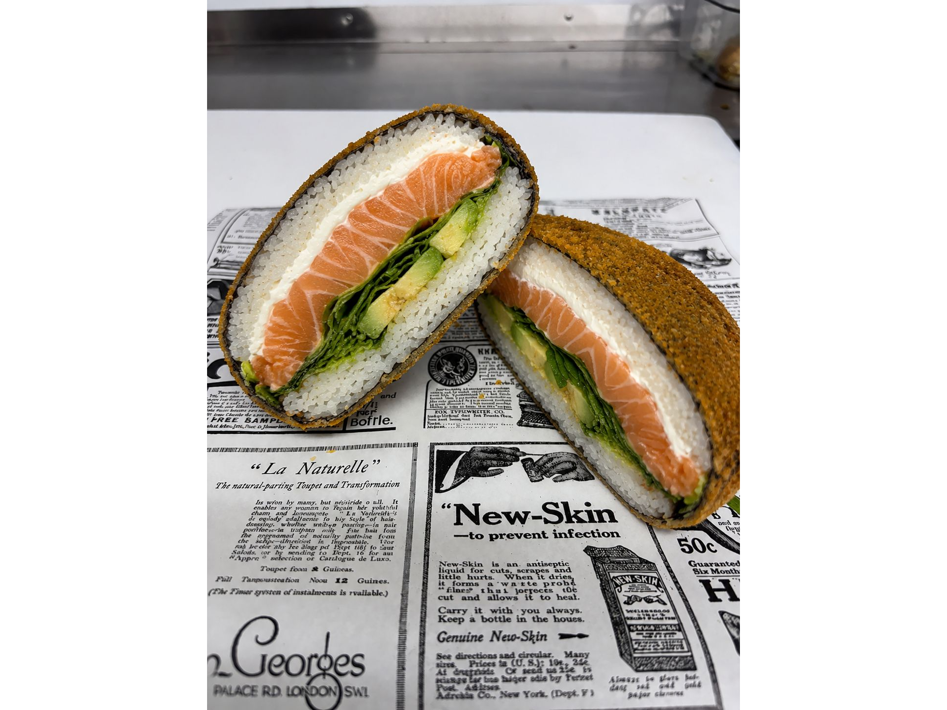 Sushi Burger de Salmón