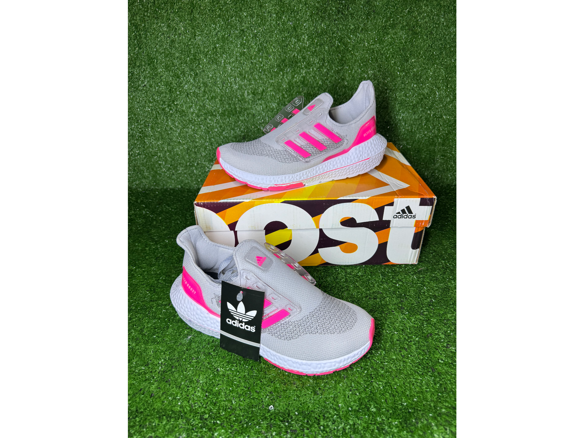 Adidas Gris/Rosa