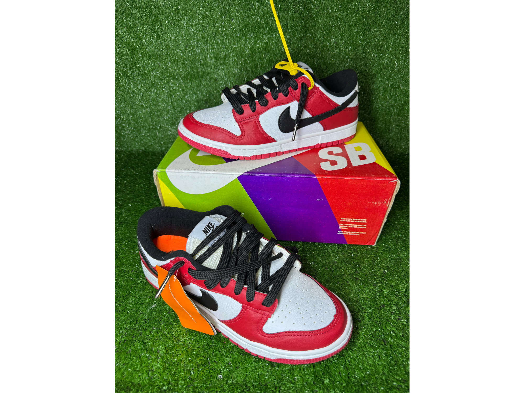 Nike Dunk blanco/rojo