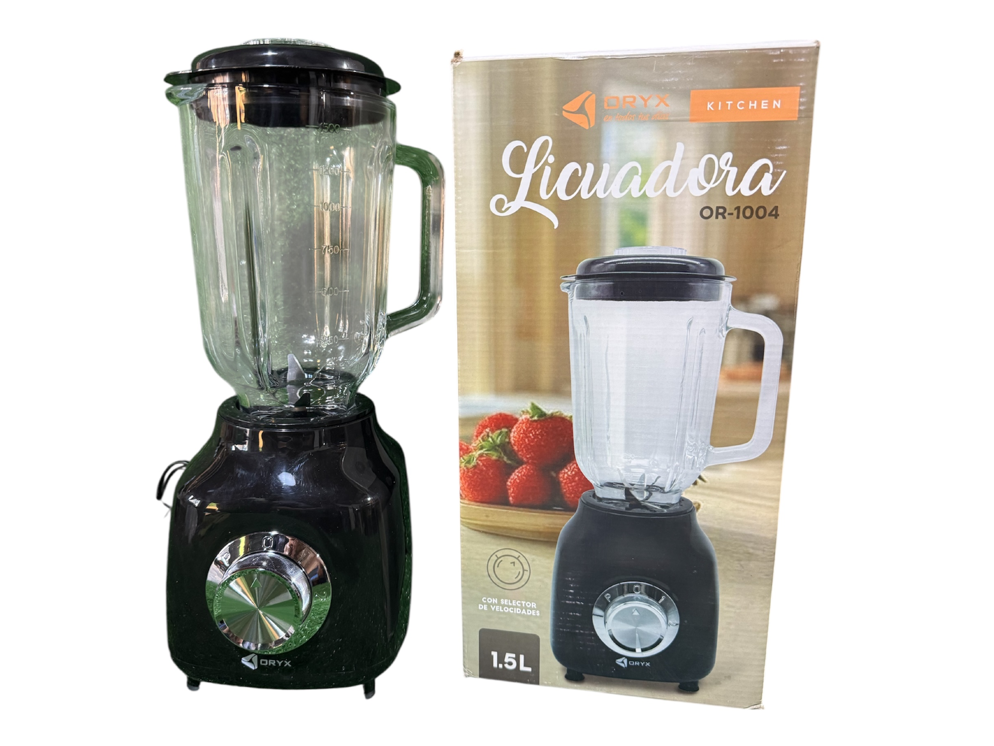 Licuadora de vidrio Orix