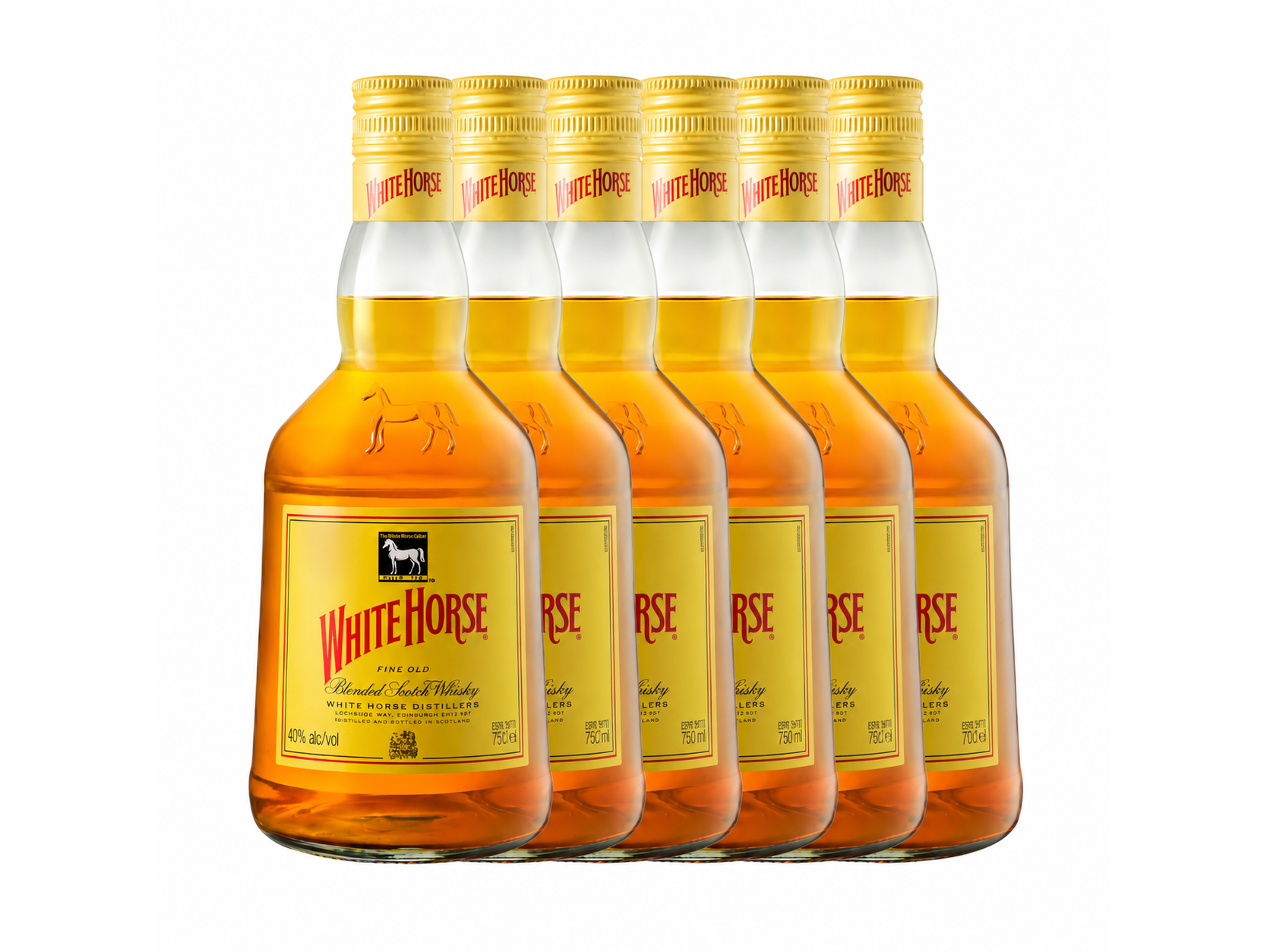 Whisky Escoces White Horse x 06 unidades