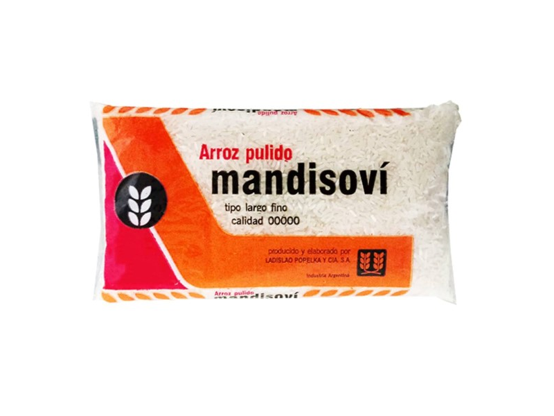 Arroz Mandisovi 500grs bolson de 10 paq