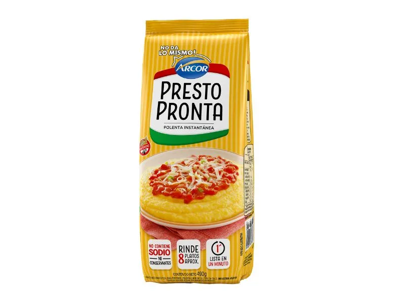 1 paquete de POLENTA 490gr