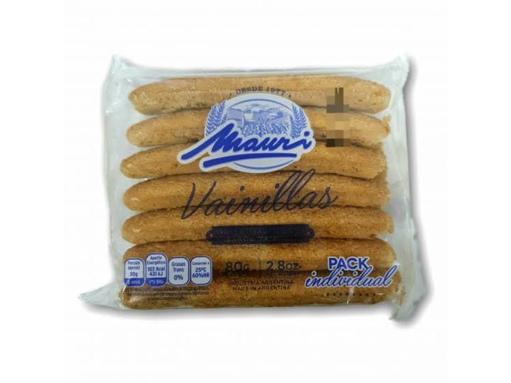 VAINILLAS MAURI caja x 36 paq