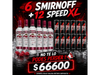 6 smirnoff raspberry + 12 Speed XL