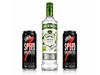 1 smirnoff manzana +2 Speed XL