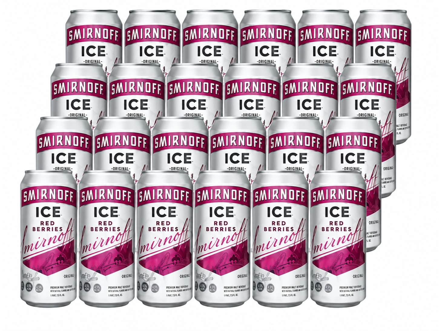 Smirnoff lata raspberry x 24 unidades