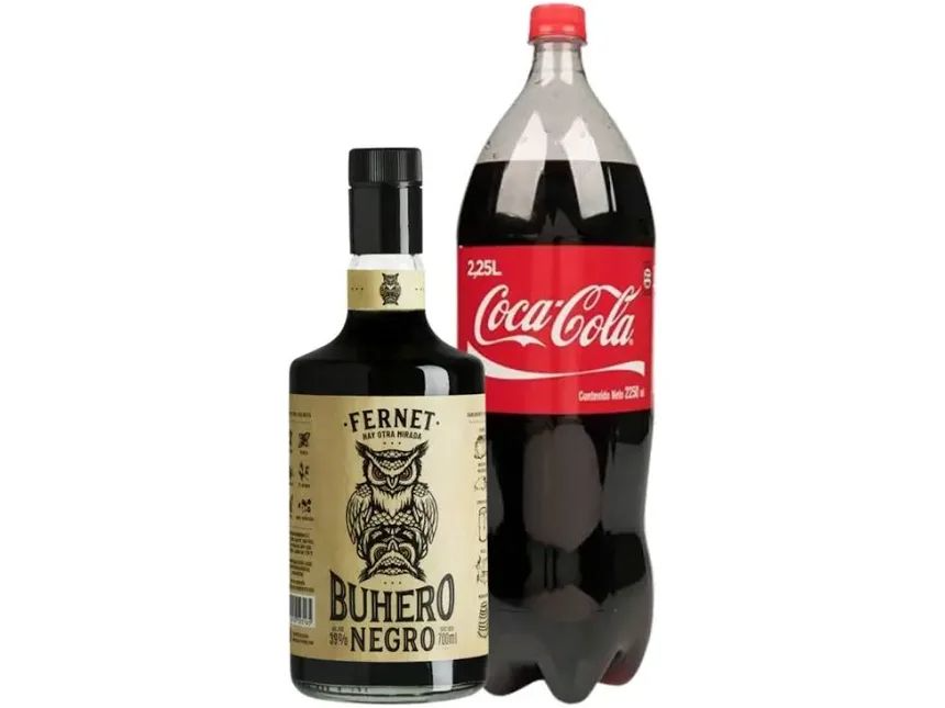 1 Fernet Buhero + 1 Coca 2,25